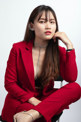 Imagem de um vestido vermelho