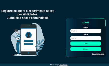 Tela de login